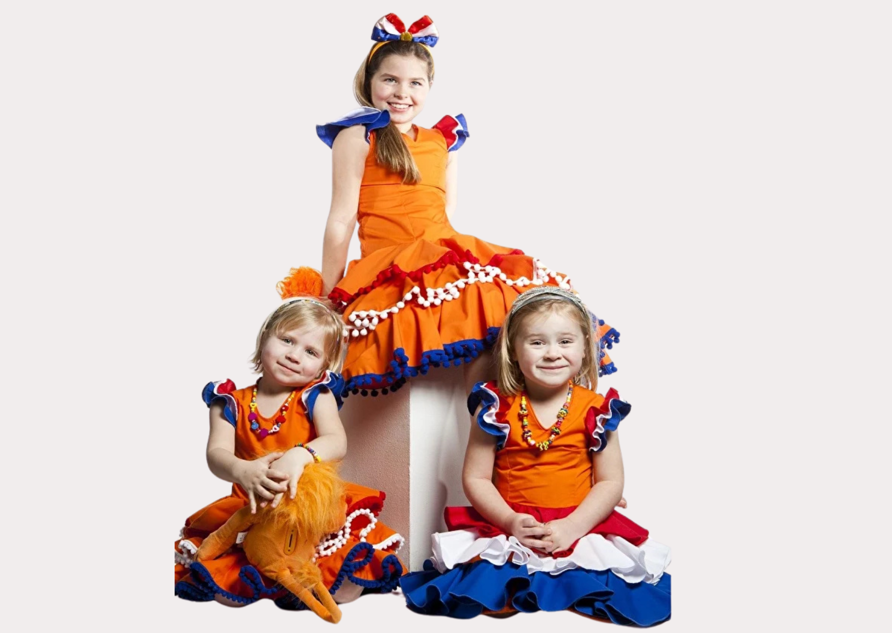 oranje jurkjes voor koningsdag