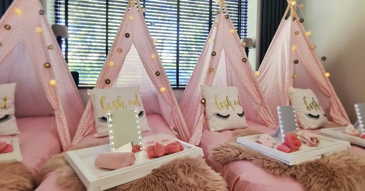 meiden kinderfeestje voor thuis