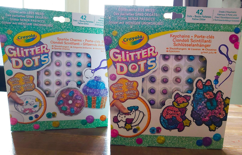 glitter dots