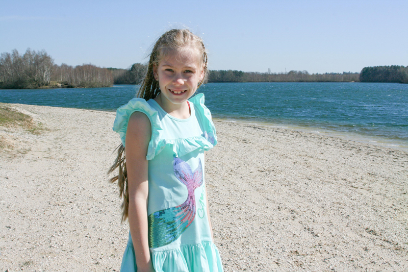 Een magische zeemeermin jurk