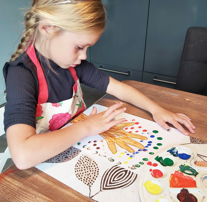 DIY: Herfstboom schilderij knutselen